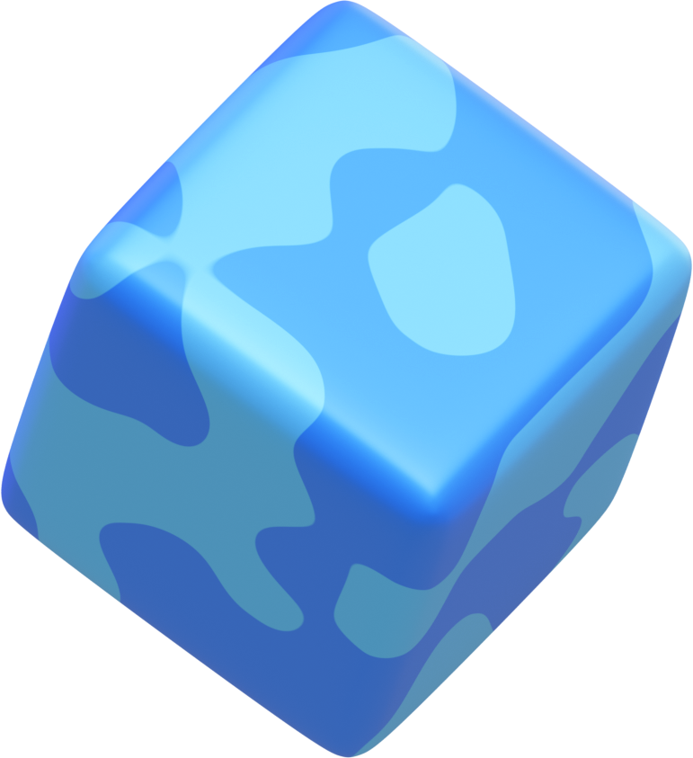 cubo multicolor 3d