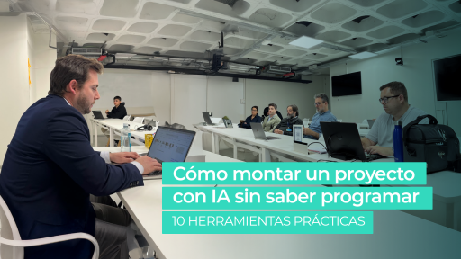 Cómo montar un proyecto con IA sin saber programar: 10 herramientas prácticas