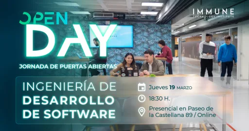 Jornada de puertas abiertas Ingeniería de Desarrollo de Software